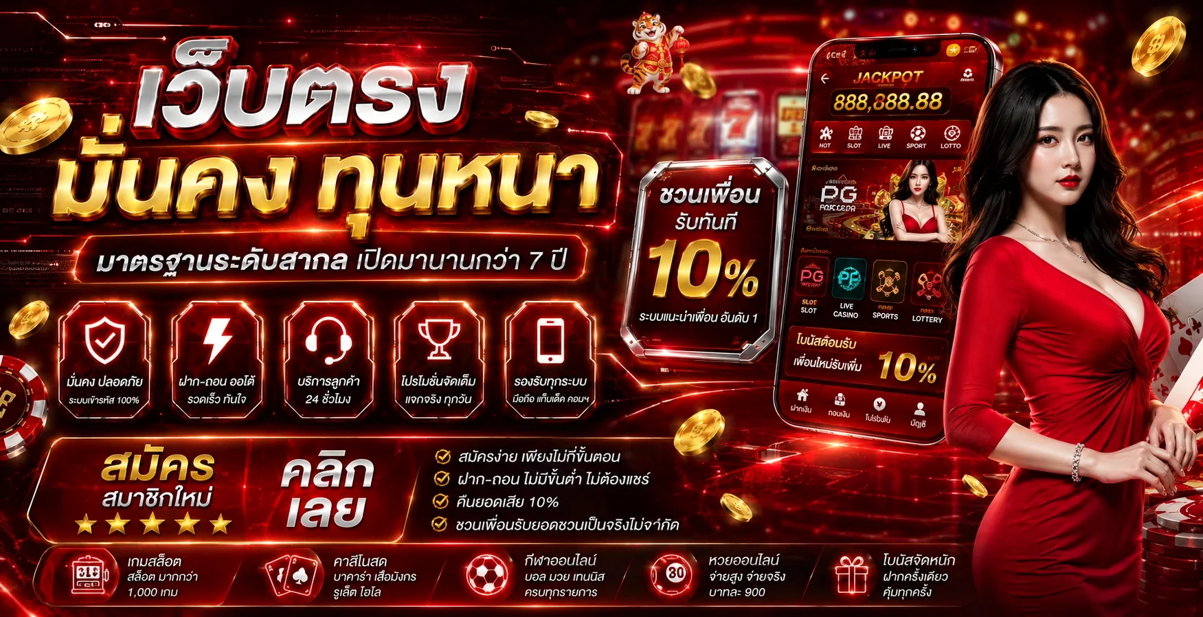 ภาพรวมระบบและหมวดเกม chokdee slot